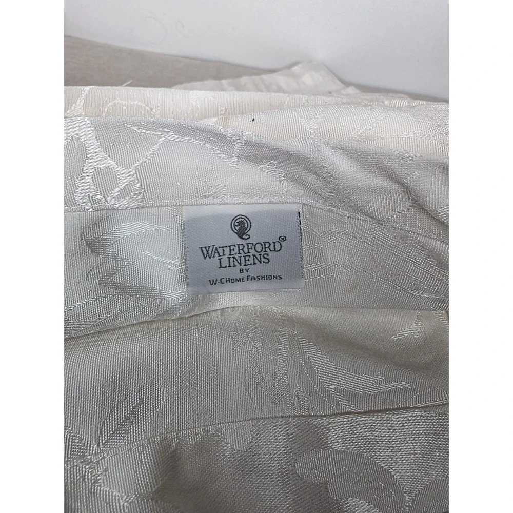 Watorford Linens Napkins Set Of 5 Ivory Floral Formal Dining 20x20